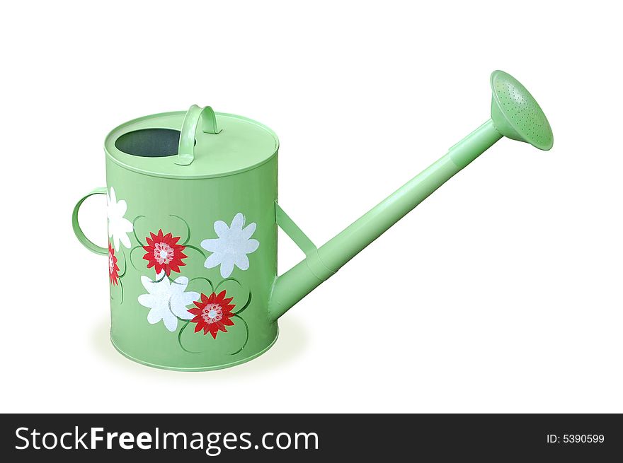 Watering-can, isolated on white background