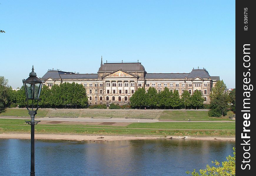 City Of Dresden. The Opposite Bank Of The River El