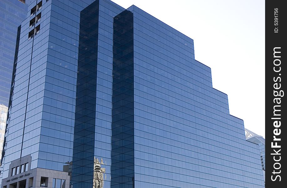 Blue Windows On Financial Center