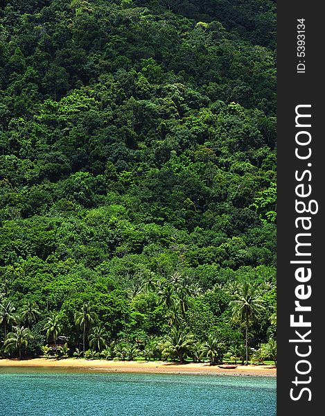 On Thailands east coast, four hundred km from Bangkok, Ko Chang is the second largest island of the country. With few roads and no towns this place became an idyllic retreat. One island's view. On Thailands east coast, four hundred km from Bangkok, Ko Chang is the second largest island of the country. With few roads and no towns this place became an idyllic retreat. One island's view