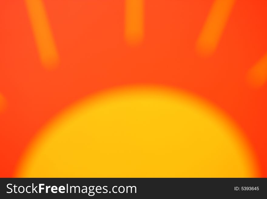 Sun abstract color background blur effect