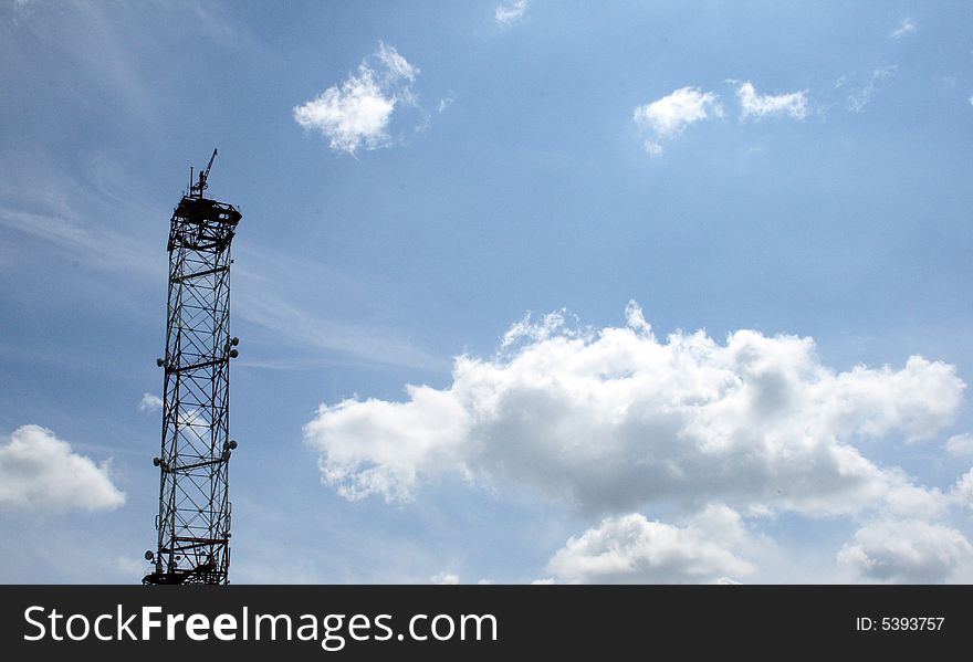 Cell phone tower for communications