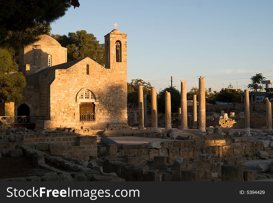 Agia Kyriaki church on Cyprus. Agia Kyriaki church on Cyprus