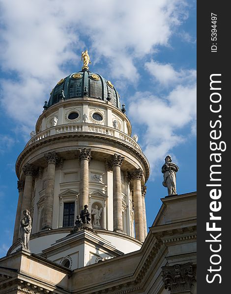 The Deutscher Dom or German Cathedral in Gendarmenmarkt, Berlin. The Deutscher Dom or German Cathedral in Gendarmenmarkt, Berlin.