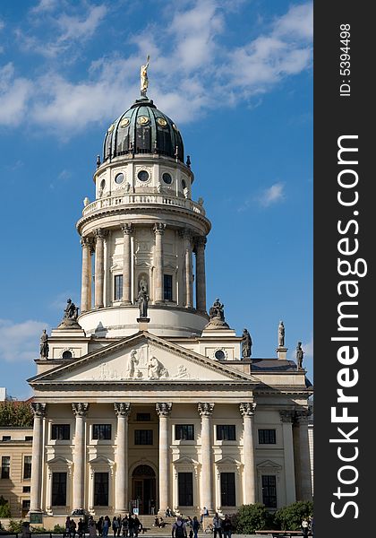 The Franzosischer Dom or French Cathedral in Gendarmenmarkt, Berlin. The Franzosischer Dom or French Cathedral in Gendarmenmarkt, Berlin.