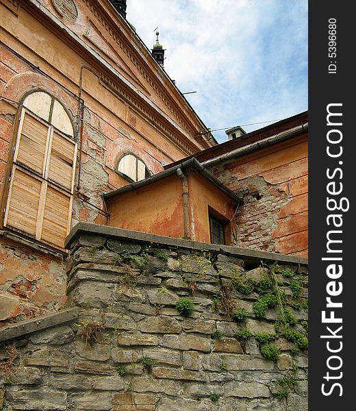 Ancient walls and buildings from Transylvania. Ancient walls and buildings from Transylvania