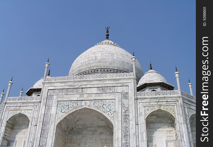 Taj Mahal's replica in a theme park in Shengzheng, China