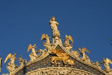Detail Of San Marco Basilica Royalty Free Stock Image
