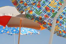 Beach Umbrellas Royalty Free Stock Photo Beach Umbrellas Royalty Free Stock Photo