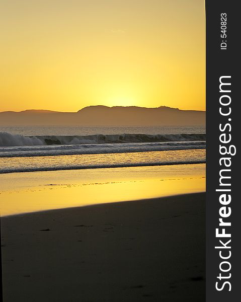 California Beach Sunset