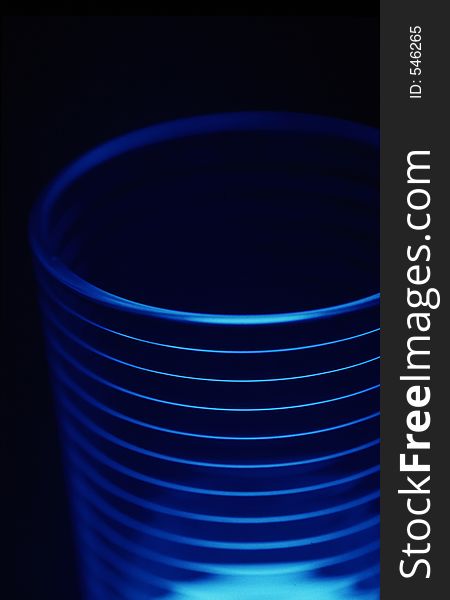 Drinking glasses effected by light. Drinking glasses effected by light