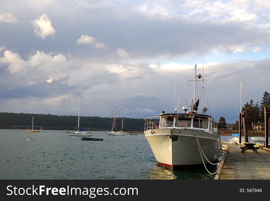 Boats On A Stormy Afternoon