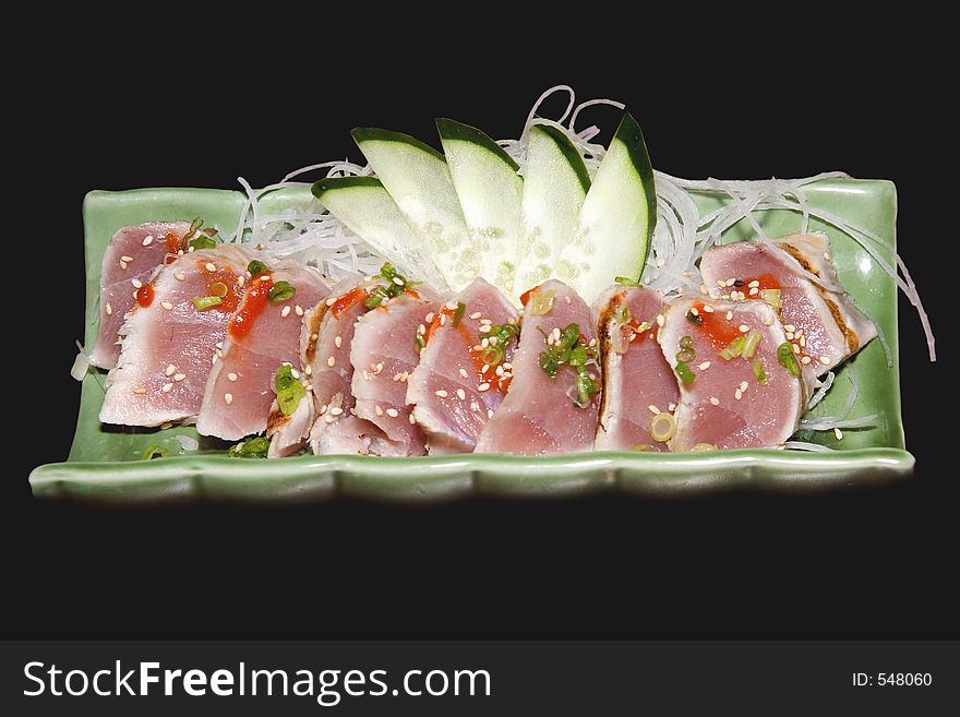 Tuna sashimi. Tuna sashimi