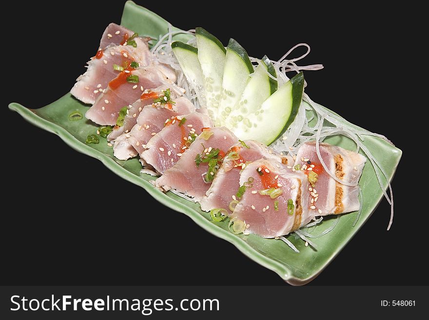 Tuna sashimi. Tuna sashimi