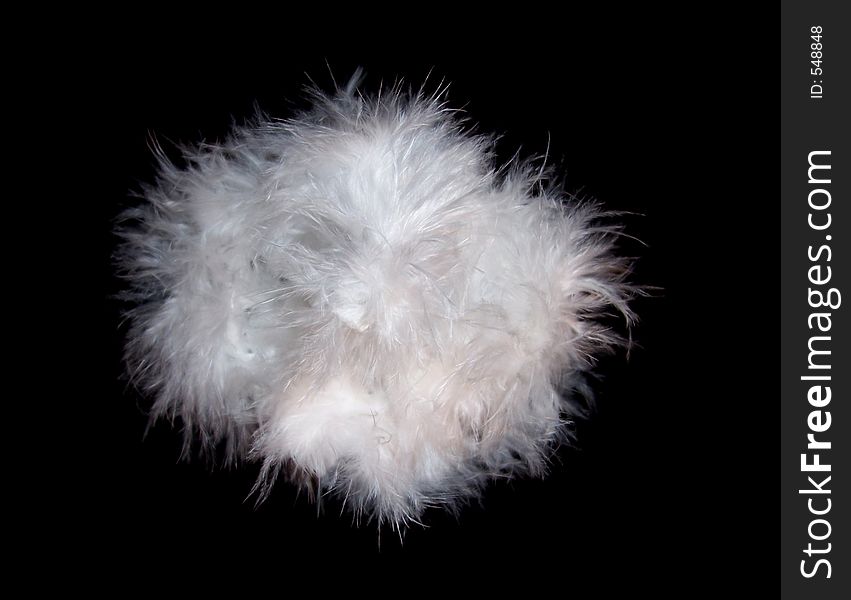 A ball of feathers. A ball of feathers