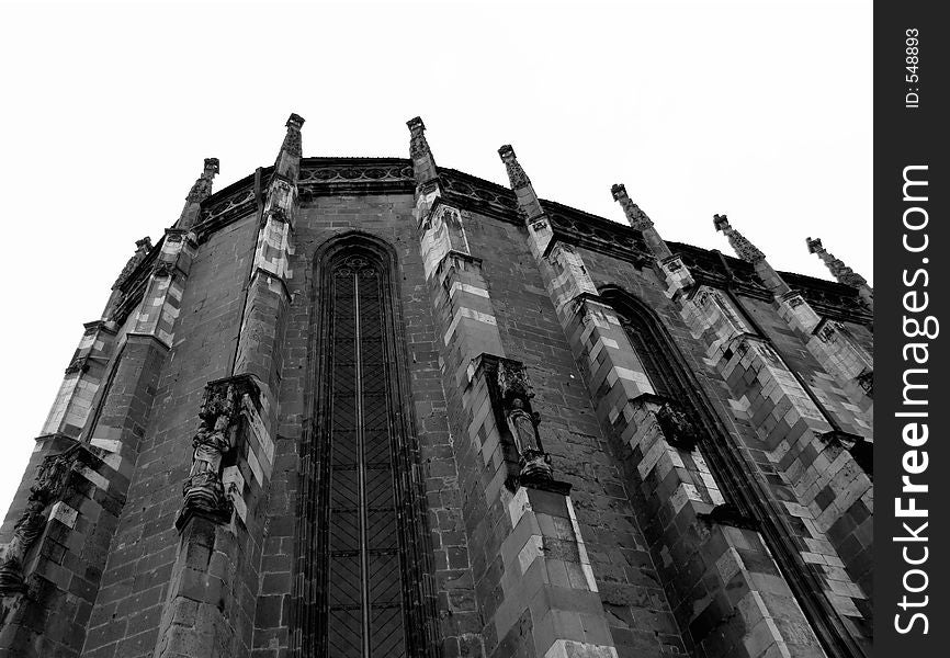 Black Church in Brasov Romania. Black Church in Brasov Romania