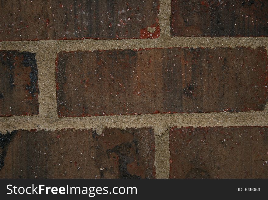 Close up of brick wall. Close up of brick wall