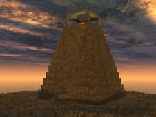 Lighthouse On Sundown Royalty Free Stock Photo Lighthouse On Sundown Royalty Free Stock Photo