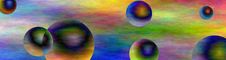 Grunge Psychedelic Bubble Bann Royalty Free Stock Photography Grunge Psychedelic Bubble Bann Royalty Free Stock Photography