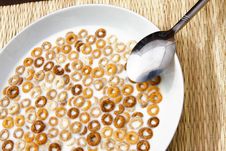 Cereal And Spoon Stock Image Cereal And Spoon Stock Image