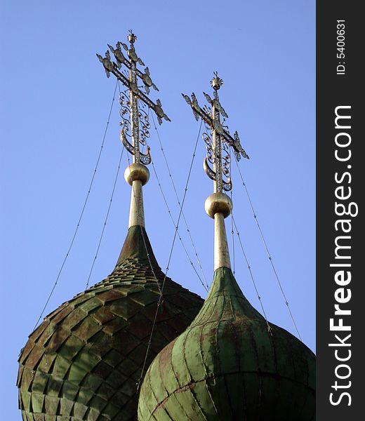 The orthodox church, Russia, christian, domes. The orthodox church, Russia, christian, domes