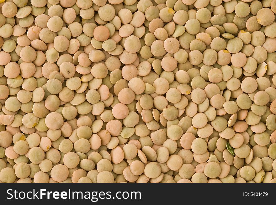 Close-up of raw dried lentils