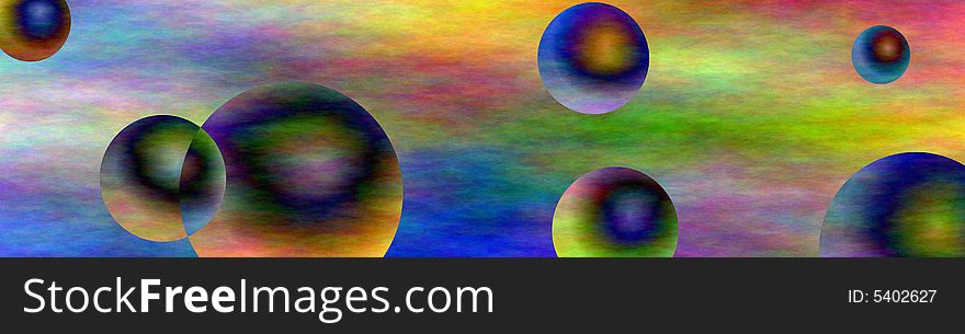 Banner (perfect for website headers, etc...) with a grunge psychedelic dusty pattern and  so crystal-solid bubbles. Banner (perfect for website headers, etc...) with a grunge psychedelic dusty pattern and  so crystal-solid bubbles...