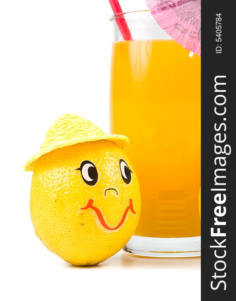 Cheerful Little Men From A Fresh Lemon