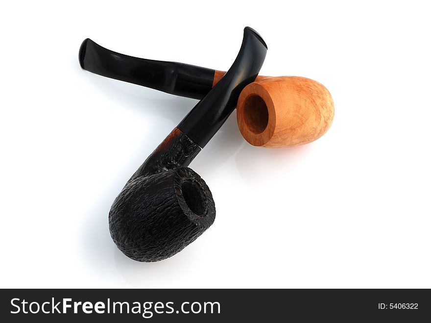 Old Pipes Isolated