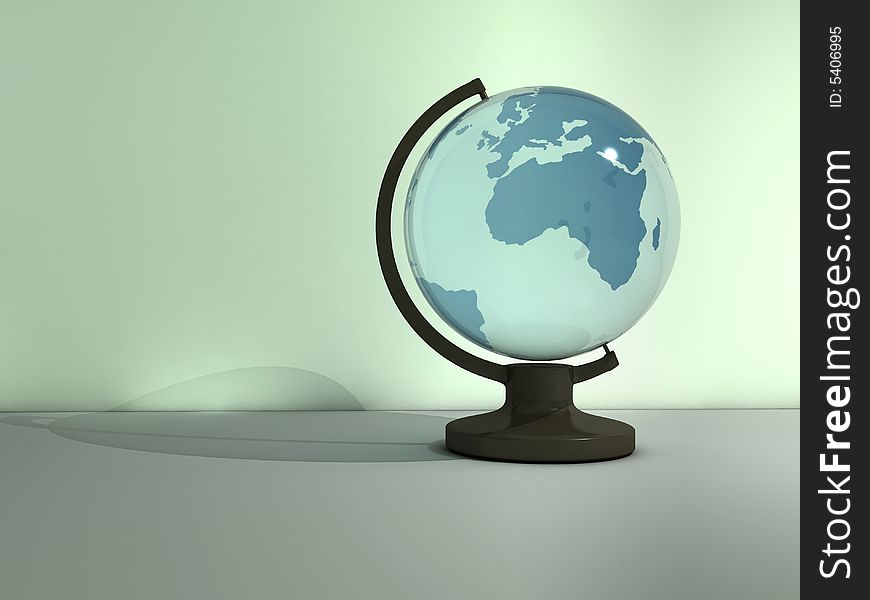 Earth globe