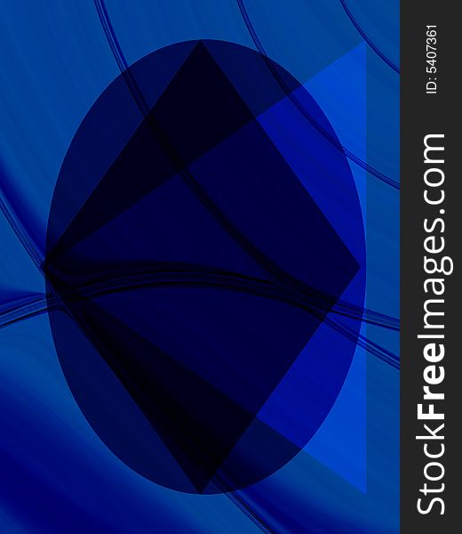 A beautiful geometric background in blue. A beautiful geometric background in blue