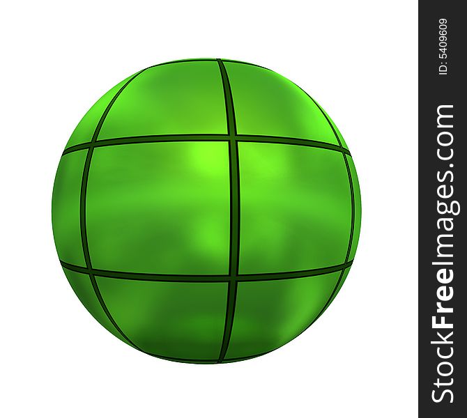 Spherical 3D Button