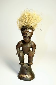 Tiki God Aumakua Stock Image
