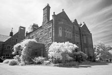 The Infrared Image Of A Church Ground Stock Photography The Infrared Image Of A Church Ground Stock Photography