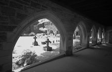 The Infrared Image Of A Church Ground Royalty Free Stock Photos The Infrared Image Of A Church Ground Royalty Free Stock Photos