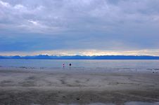 View Of Qualicum Beach Royalty Free Stock Photography View Of Qualicum Beach Royalty Free Stock Photography