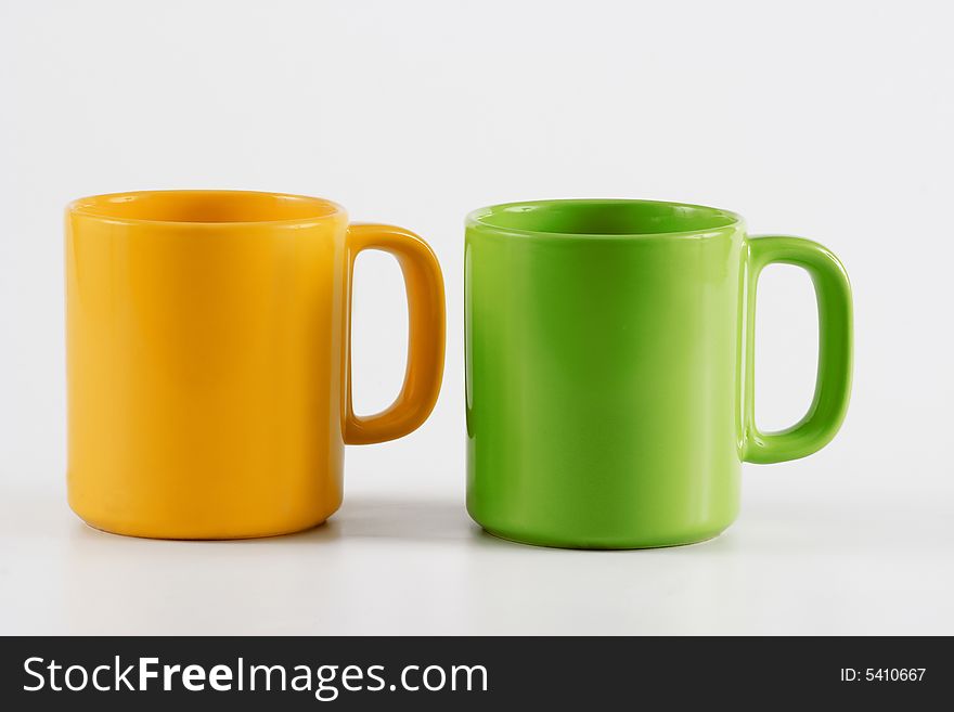 Yellow And Green Cup