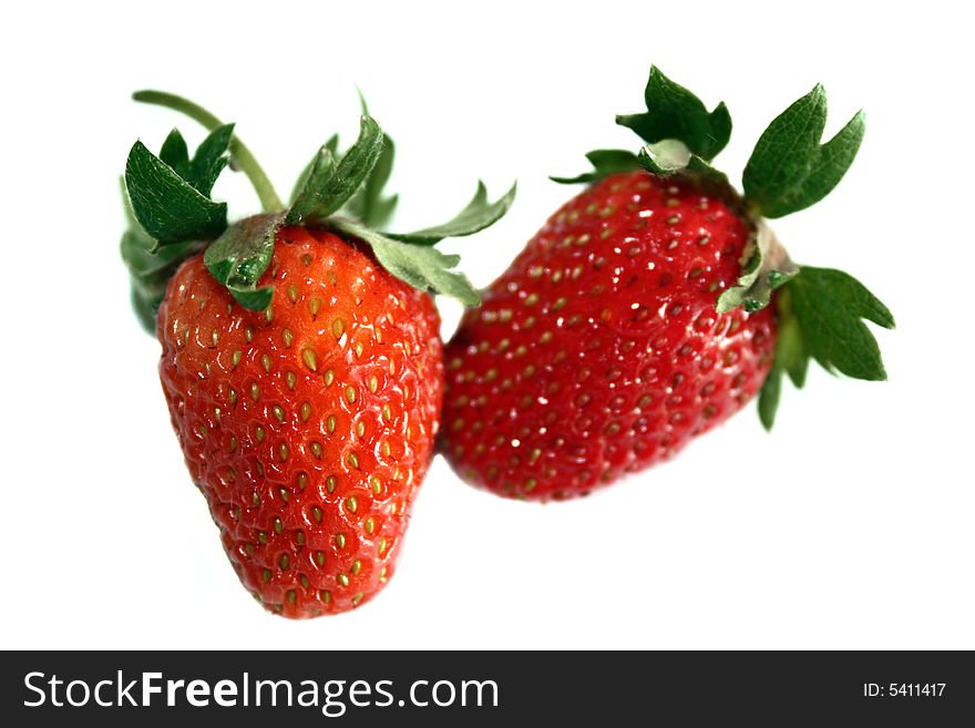 Strawberry isolated on white background