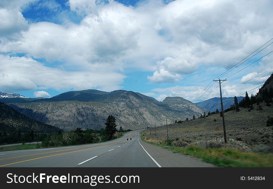 Highway and sky