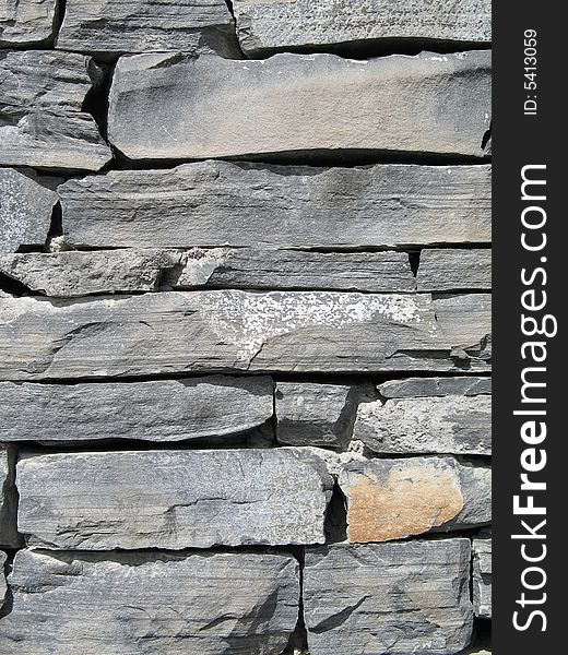 Grey Stone Wall