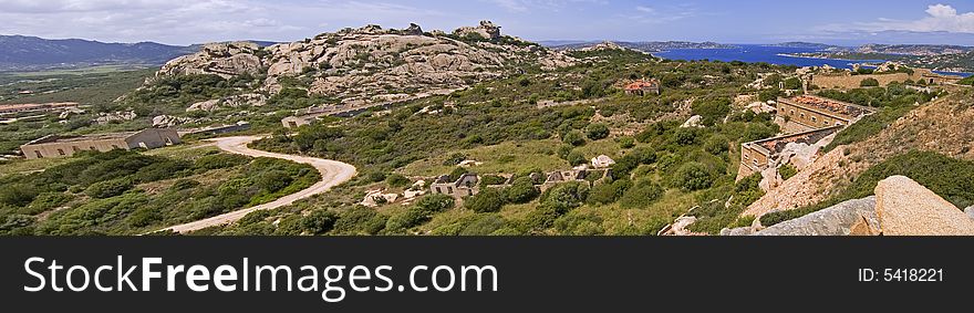 Skyline of Capo d'Orso, Palau in Sardinia. Skyline of Capo d'Orso, Palau in Sardinia.