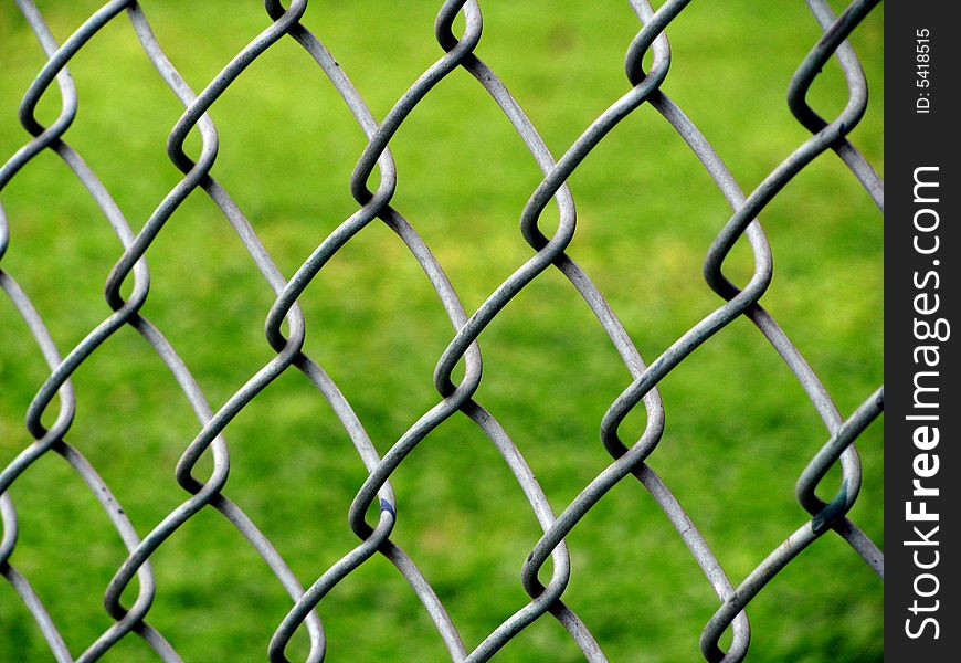 Iron fence in a garden in China