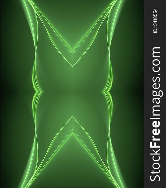 Green figure. Abstract textured fractals. Background. Digital illustration. Green figure. Abstract textured fractals. Background. Digital illustration.
