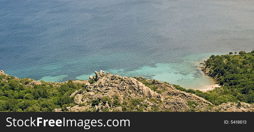 A view of sardinia beach and sea near Palau. A view of sardinia beach and sea near Palau.