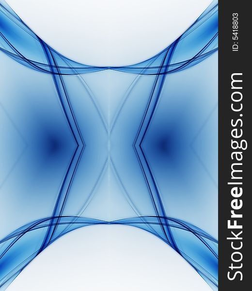Blue fractal. Background. Digital illustration. Blue fractal. Background. Digital illustration.