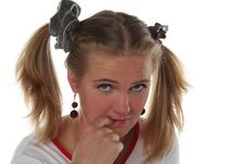 Naughty Blond Girl Stock Photos Naughty Blond Girl Stock Photos