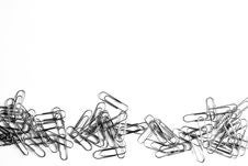Paper Clips Royalty Free Stock Photography