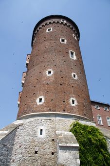 Wawel Castle Tower. Krakow. Poland Stock Photography