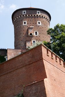 Wawel Castle Tower. Krakow. Poland Royalty Free Stock Photography