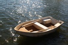 Small Boat In Caribbean Royalty Free Stock Photography Small Boat In Caribbean Royalty Free Stock Photography